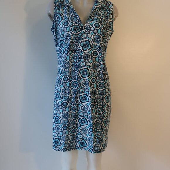 Womens Shag Boutique Blue, Turg Sleeveless Dress 6 - Picture 2 of 10